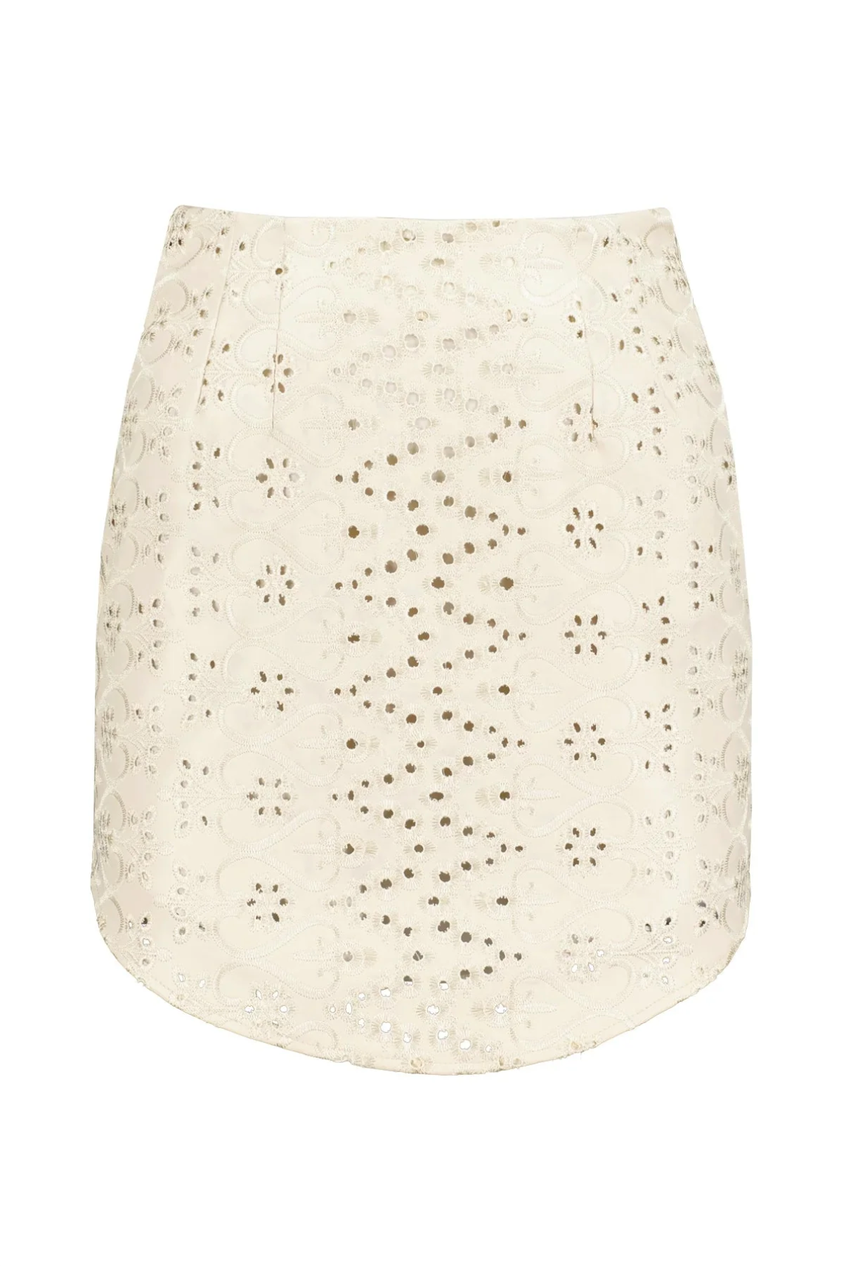 Leeds White Mini Skirt